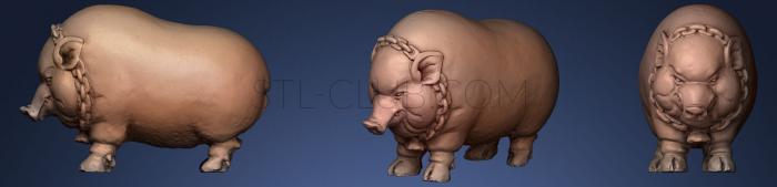 3D мадэль Свинья-Копилка (STL)